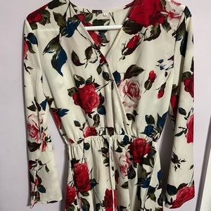 Small Amazon floral romper